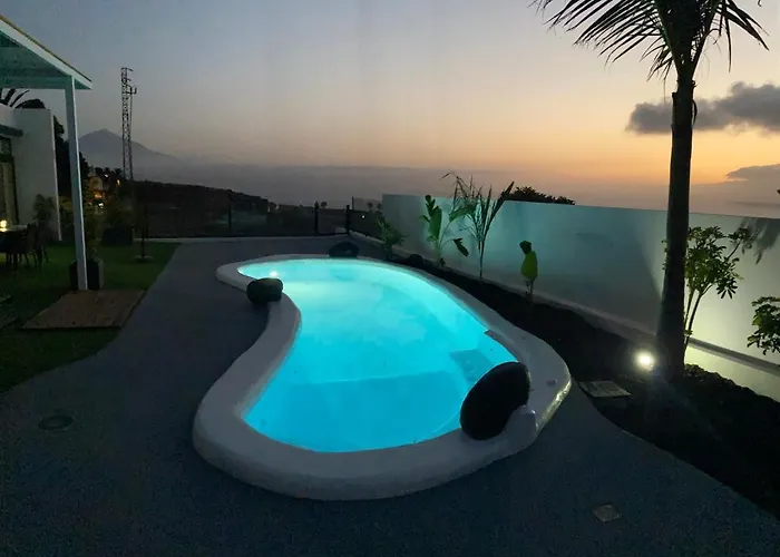 Tagoro Sunset View & Heated Pool Tenerife 別荘